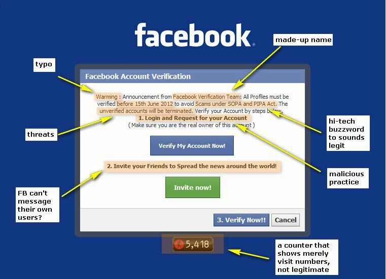 phising facebook1 Waspada modus baru penipuan verifikasi facebook